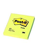 Bild Post-it 654 76x76mm gul 