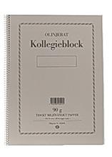 Bild Kollegieblock A4 90g olinjerat TF 