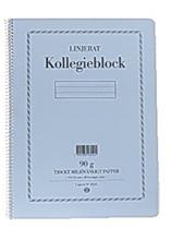 Bild Kollegieblock A4 90g linjerat TF 