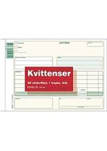 Bild Blankett kvittens A5L 2x50 blad kopia