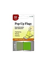 Bild Index Pop-up flags 45x25mm lime 50bl Märkflikar 