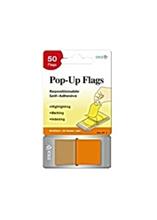 Bild Index Pop-up flags 45x25mm orange 50bl Märkflikar