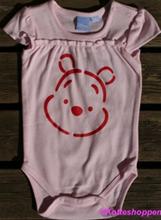 Bild Disney Nalle Puh body, rosa