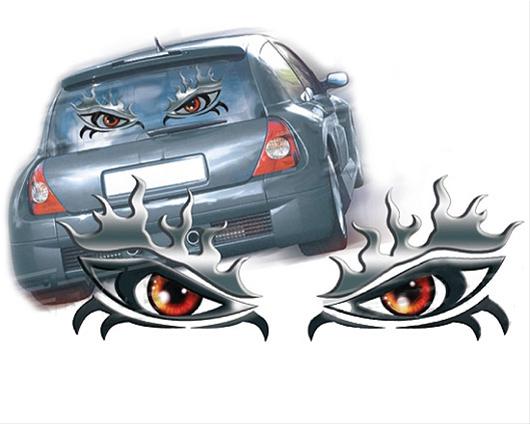 Bild Metallic Angry Eyes - 66x24