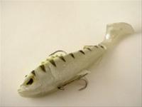 Bild Softbait Savagear Rattle Shad, 18 cm, Pearl n´Chartreuse