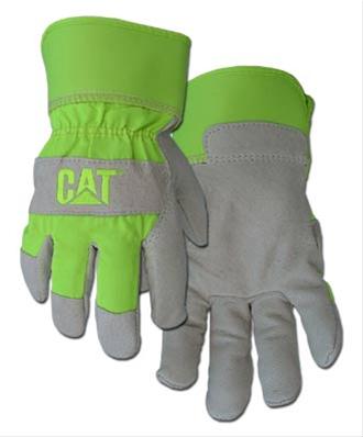 Bild CAT Arbetshandske High Visibility Pigskin  Leather Palm