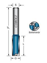 Bild 18mm Notfräs med bottenskär