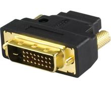 Bild HDMI-adapter, HDMI 19-pin hona till DVI-D hane 