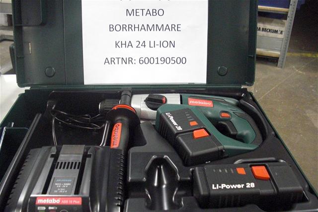 Bild KHA24 LI-Power Metabo Borrhammare 25,4V