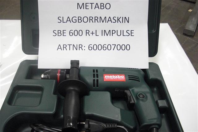 Bild SBE600 R+L Metabo Slagborrmaskin