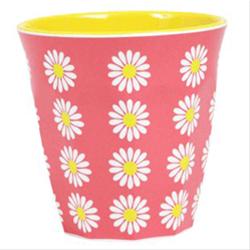 Bild Rice Melamin mugg Daisy Coral