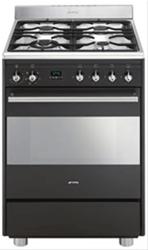 Bild Smeg Classic Spis 60 cm SNL61MFA5 Gashäll Antracit