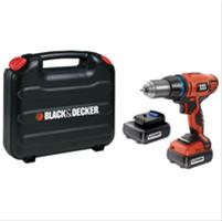 Bild HP148F4LBK Black & Decker Slagborrmask/skruvdr 14,4V Li-Ion 2 batt