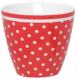 Bild Greengate Lattemugg Spot Red