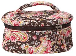 Bild Greengate Paisley Quiltad Cosmetic Väska Brun