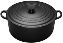 Bild Le Creuset Rund Gryta 34 cm 12,4L Svart Matt