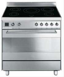 Bild Smeg Spis 90 cm CE9IMX Induktionshäll Rostfritt