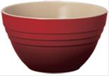 Bild Le Creuset Multiskål Stengods 0,4l 1,2l 2,6l Röd, Stor 2,6 liter