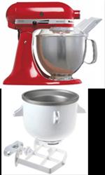 Bild KitchenAid Assistent + Icecream Maker - Kitchen Aid, Pearl Metallic