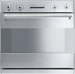 Bild Smeg Classic S201X Elektrisk Multifunktionsugn med Microvågsugn 60 cm, Rostfri - 8 funktioner