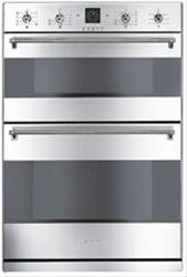 Bild Smeg Classic DO81CSS-5 Elektrisk Dubbel Multifunktionsugn 60 cm, Rostfri - 8+4 funktioner