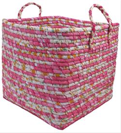 Bild Rice XL Basket Rosa/White