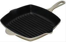 Bild Le Creuset Kvadratisk grillpanna 26 cm Creme