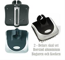 Bild Chef´n Palmpeeler Skalare och Borste - Borstad aluminium