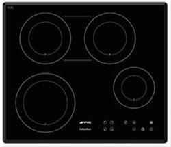 Bild Smeg Induktionshäll SE2642ID3 60 cm - Fasettkantglas