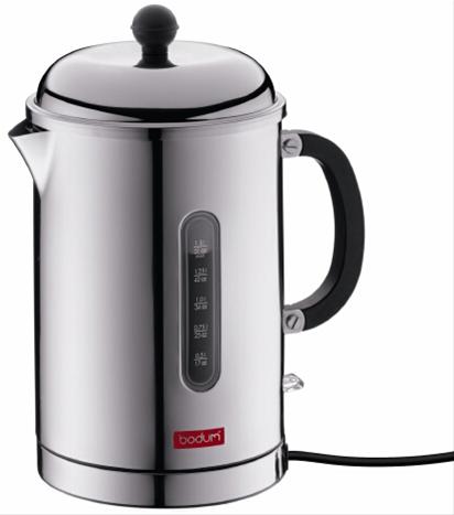 Bild Bodum Chambord Vattenkokare 1,5 liter Blank Krom