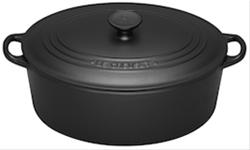 Bild Le Creuset Oval Gryta 31 cm 6,3L Svart Matt