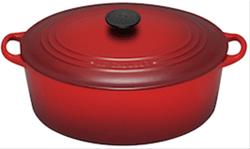 Bild Le Creuset Oval Gryta 31 cm 6,3L Röd