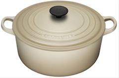 Bild Le Creuset Rund Gryta 26 cm 5,3L Creme