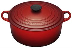 Bild Le Creuset Rund Gryta 26 cm 5,3L Röd - Kampanjpris!