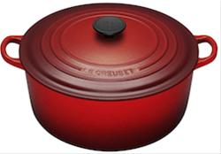 Bild Le Creuset Rund Gryta 28 cm 6,7L Röd