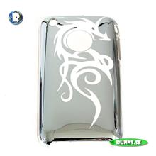 Bild iPhone 3G / 3GS - Skal Tribal- drake (silver)