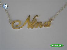 Bild Personligt Namnhalsband - Nina (925 silver)