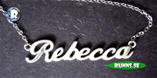 Bild Personligt Namnhalsband - Rebecca (925 silver)