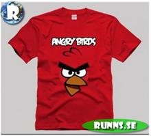 Bild T-Shirt - iPad/iPhone Angry Birds (röd, vit, svart, gul eller blå)