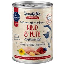 Bild Ekonomipack: Sanabelle All Meat 24 x 380 g - Nötkött & kalkon