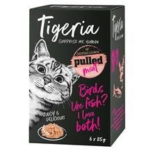 Bild Tigeria Pulled Meat 6 x 85 g - Kyckling med laxtärningar