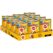 Bild Ekonomipack: Pedigree Adult Classic 24 x 400 g - 3 sorters kött