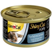 Bild GimCat ShinyCat Jelly 12 x 70 g - Tonfisk & räkor