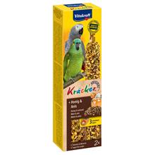 Bild Vitakraft Kräcker för papegojor - Ekonomipack: 2 x 2 st Honung & anis