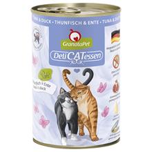 Bild Ekonomipack: GranataPet DeliCatessen 12 x 400 g - Tonfisk & anka