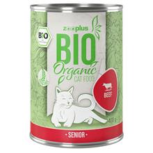 Bild zooplus Bio Senior Nötkött med pumpa - 6 x 400 g