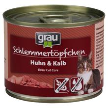 Bild GRAU Gourmet spannmålsfritt 6 x 200 g - Kyckling & kalv