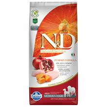 Bild Farmina N&D Pumpkin Grain Free Chicken & Pomegranate Medium/Maxi - Ekonomipack: 2 x 12 kg