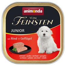 Bild Animonda Vom Feinsten Junior 6 x 150 g - Nötkött & fågel