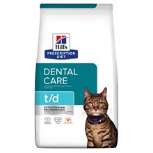 Bild Hill's Prescription Diet t/d Dental Care Chicken kattfoder - Ekonomipack: 2 x 3 kg